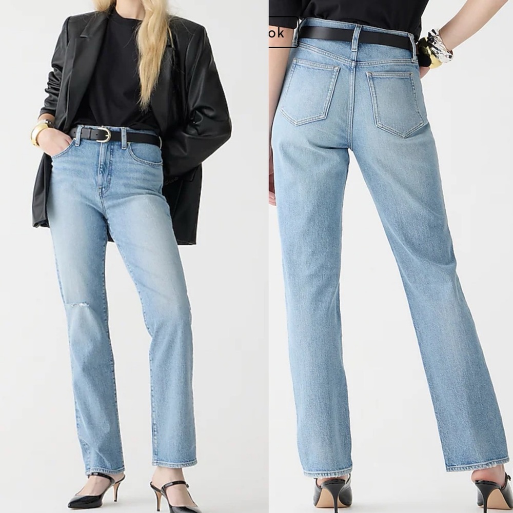 J. Crew High Rise Classic Vintage Straight Jean